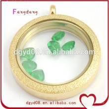 Hot fashion accessories girls gold color locket pendant necklace pendant